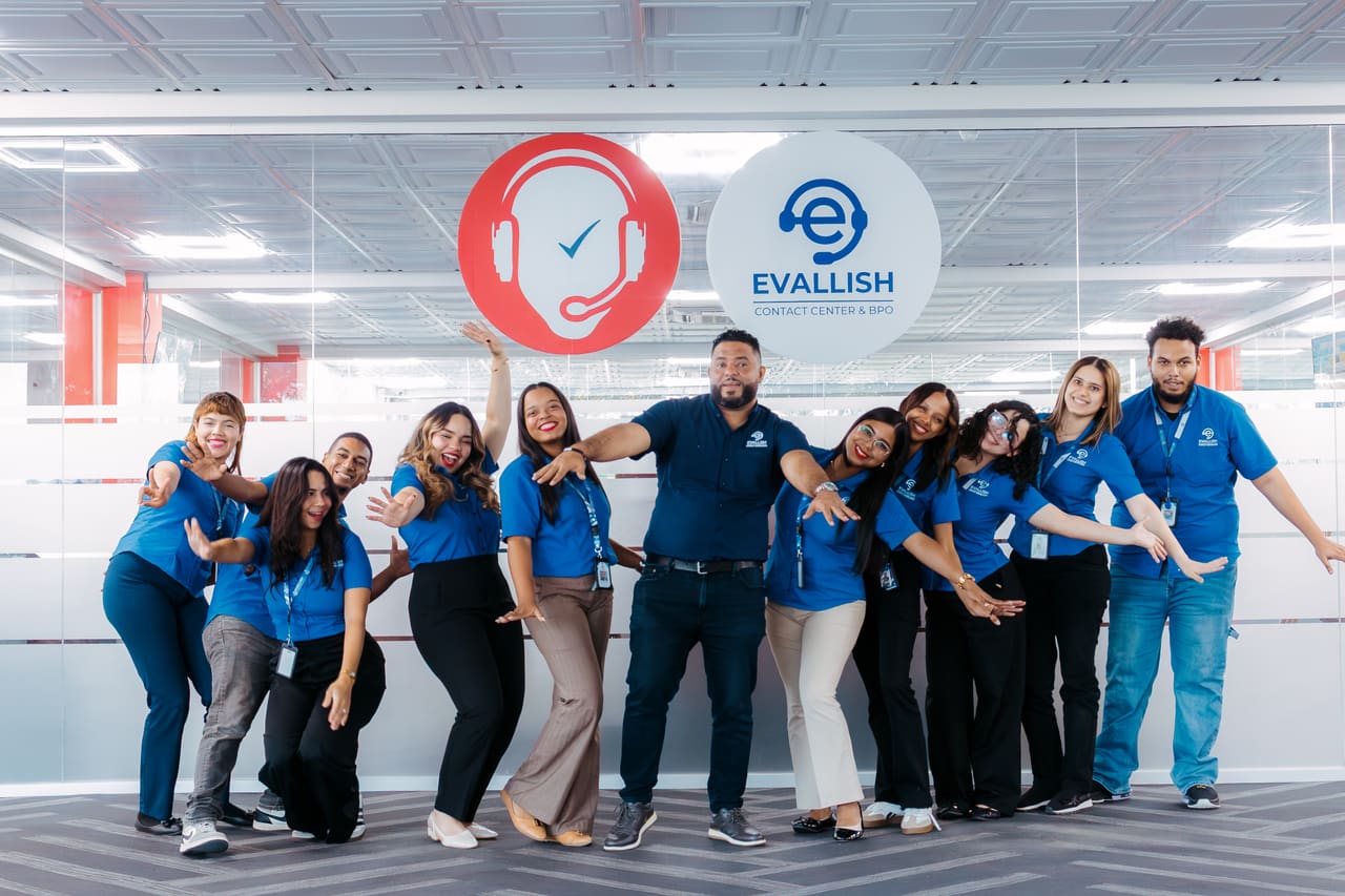 Energetic Evallish team group photo